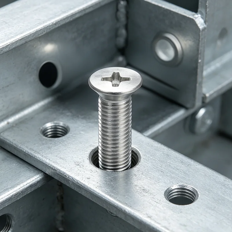 Gb819 Countersunk Cross Recessed Machine Screw