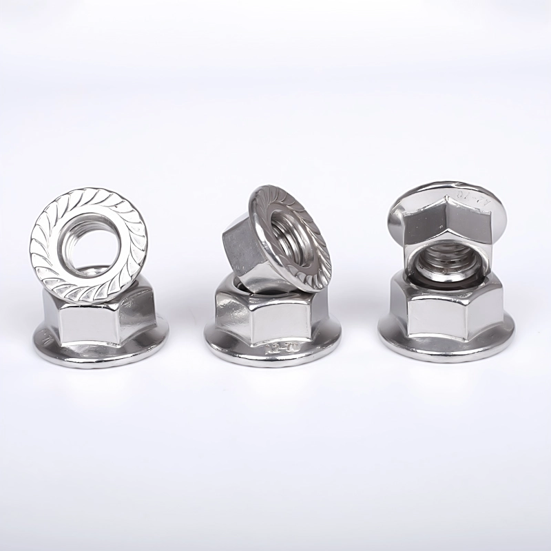 Cnó Flange Cruach Dhosmálta DIN 6923